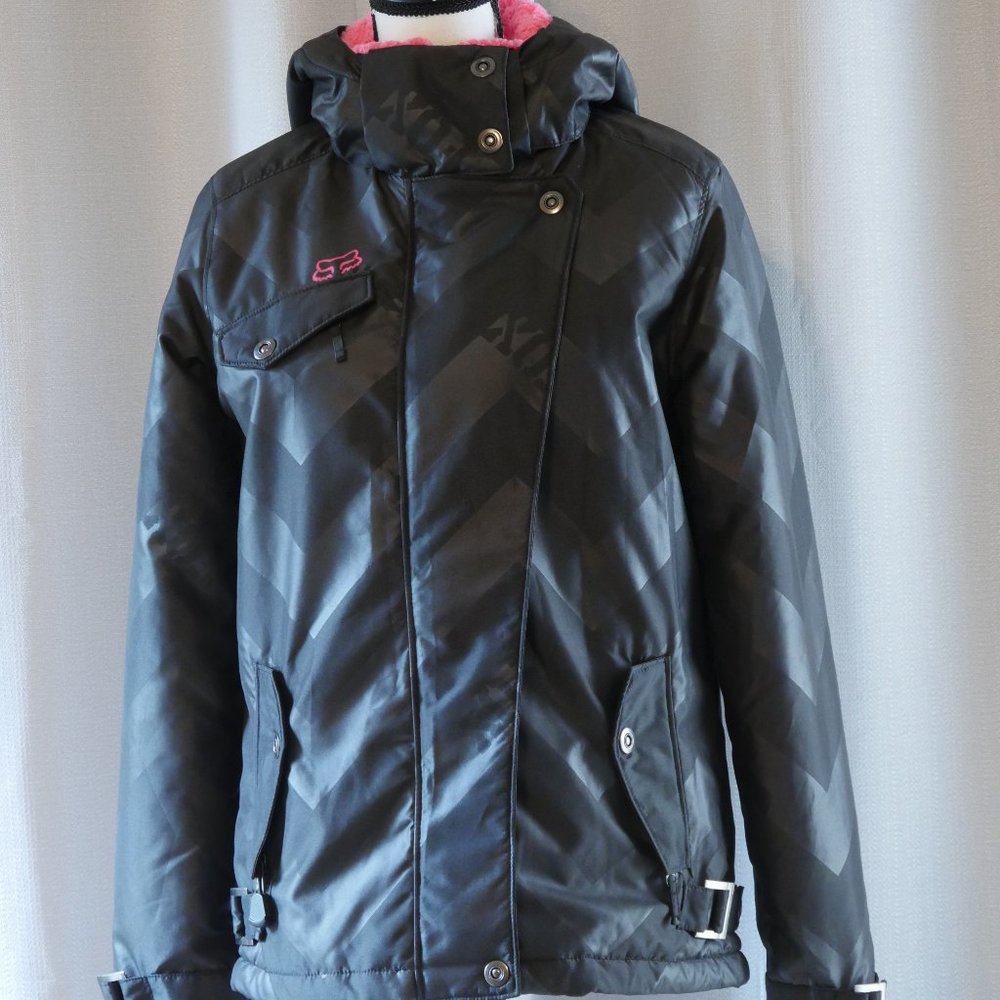 Fox Snow/Ski Jacket Black & Pink Size Medium